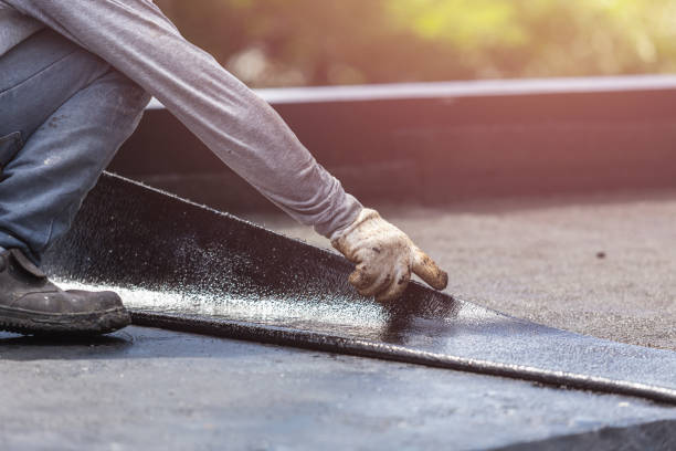 Professional Waterproofing technician working in Partlow, VA